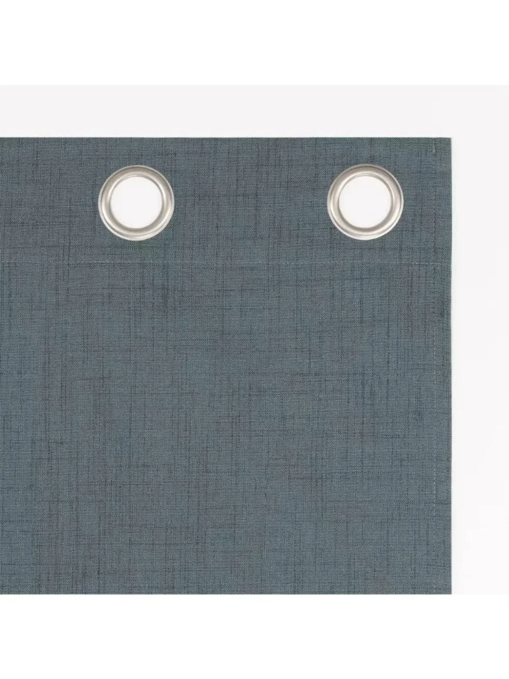 Sun Zero Arlander Blackout Heather Blue Grommet Hang Curtain Panel 40